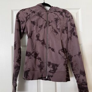 lululemon athletica purple zip up Sweatshirt